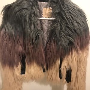 Chaser Faux Fur Moto Jacket